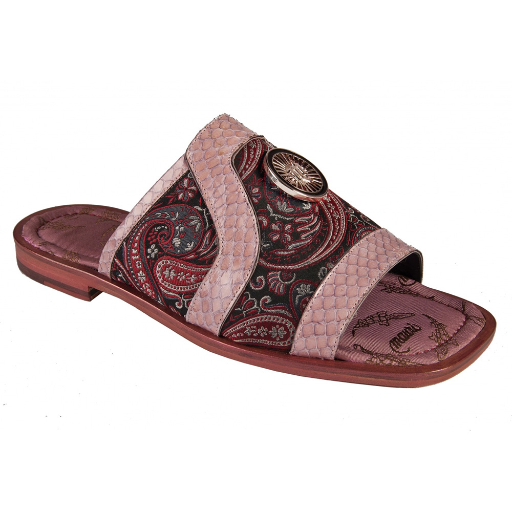 Mauri 5167 Whips / Fabric Presley Sandals Pink / Bordo (Special Order) Image