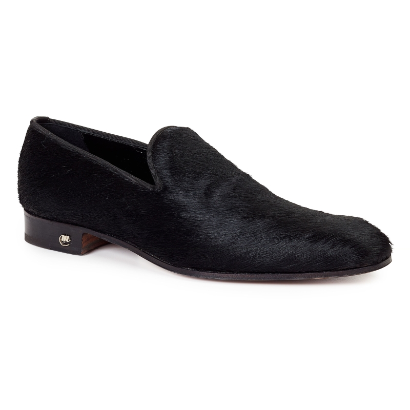 Mauri 53123 Horse Hair Venetian Loafers Black (Special Order) Image