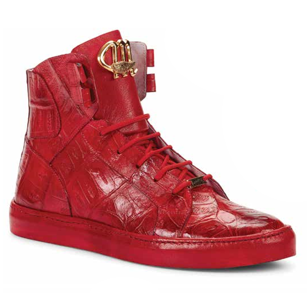 Mauri 6129 Golden Boy High Top Sneakers Red (Special Order) Image