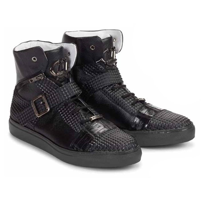 Mauri 8515 San Lorenzo High Top Sneakers Black (Special Order) Image