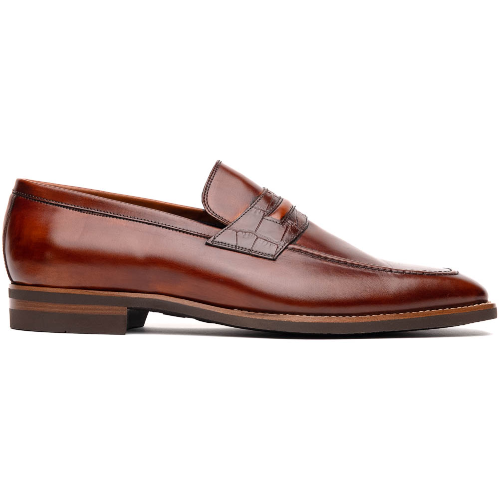 Zelli Meo Hand Burnished Loafers Cognac Image
