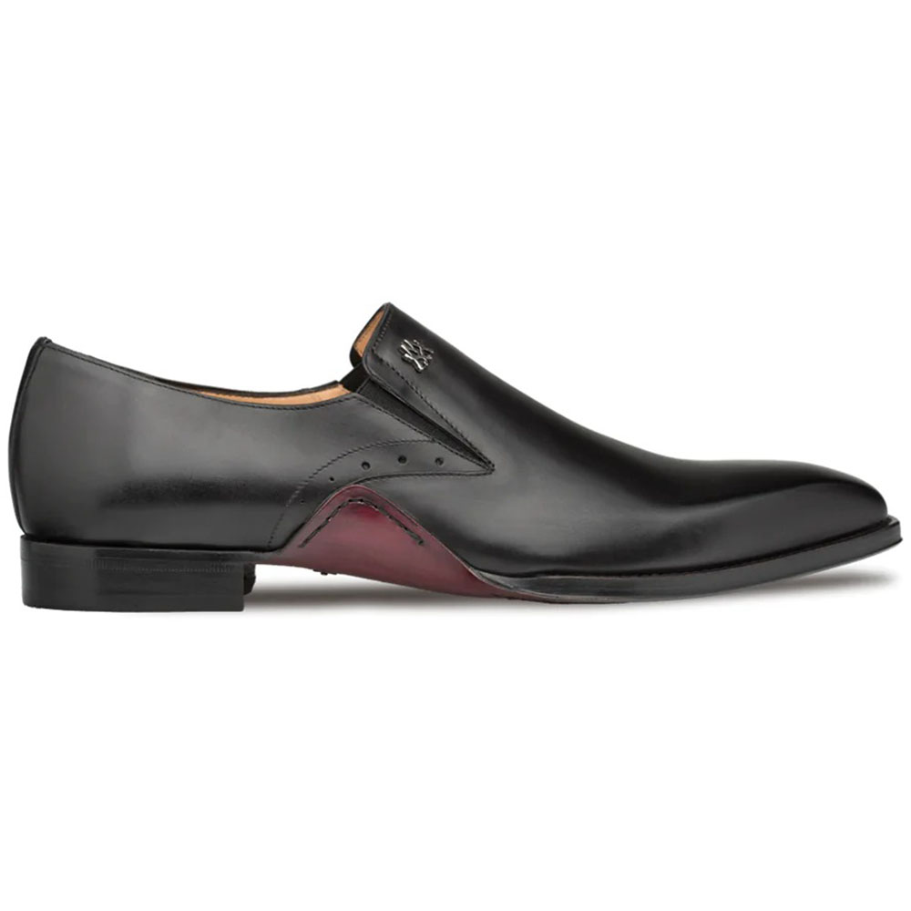 Mezlan Artisan Gore Slip-on Shoes Black (S20523) Image