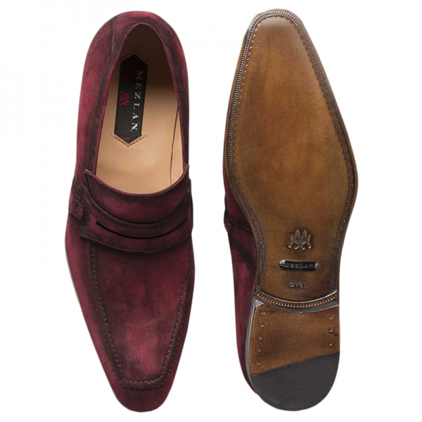 Mezlan Ulpio Loafer Shoes Red 
