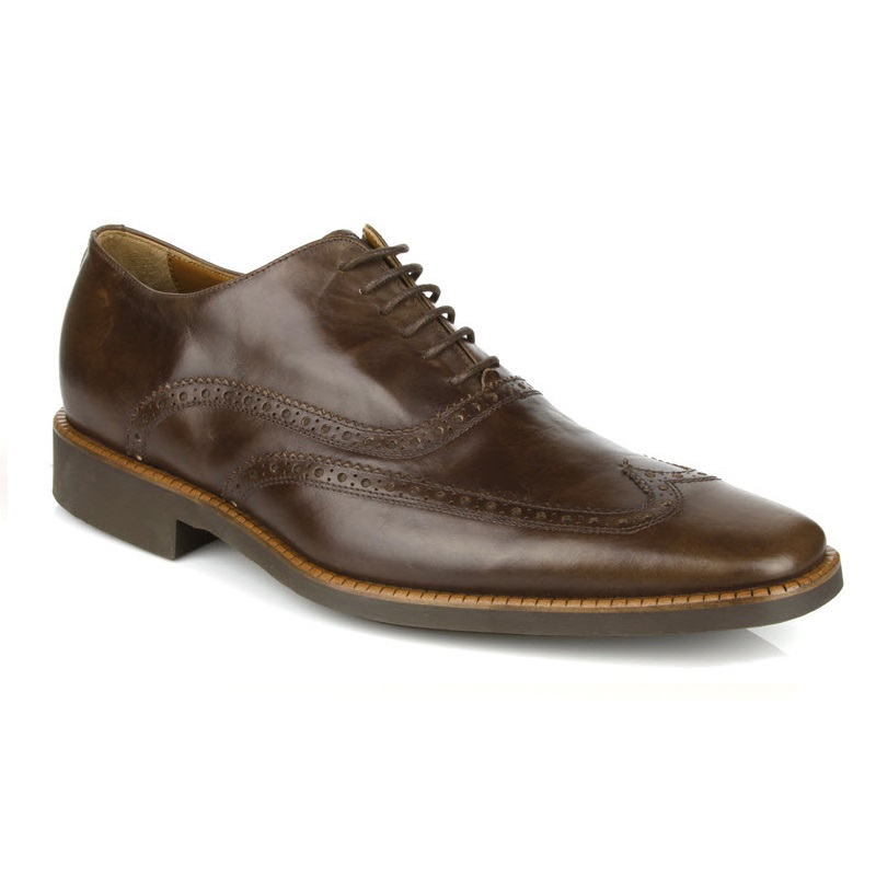 Michael Toschi Luciano Wingtip Brogues Old Walnut Image