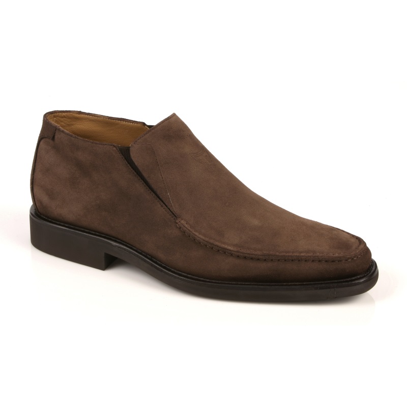 Michael Toschi Stefano Suede Loafers Chocolate Image