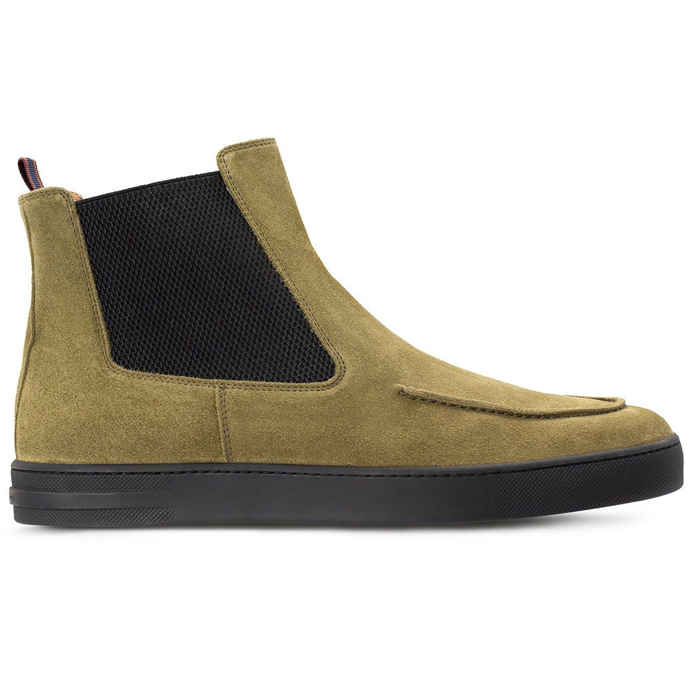 Moreschi 022354U Suede Ankle Boots Green Image