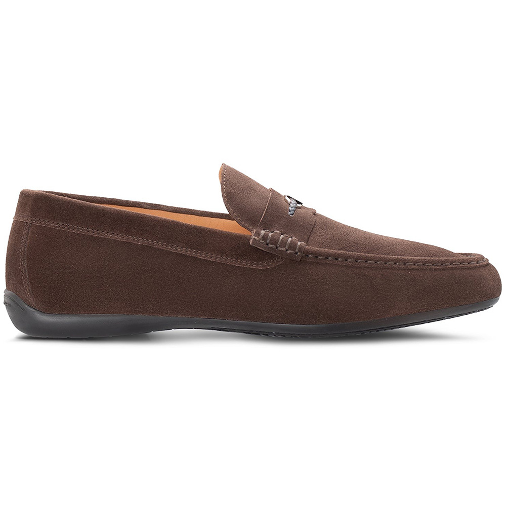 Moreschi 022412C Suede Loafers Brown Image