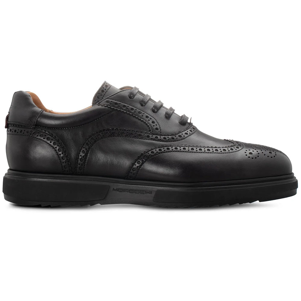 Moreschi 0371000 Leather Sneakers Black Image