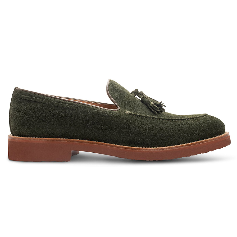 Moreschi 043944A Suede Loafers Green Image