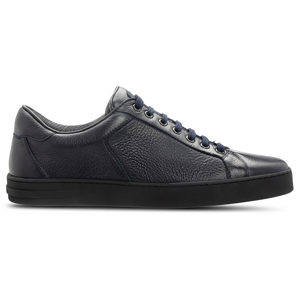 Moreschi 044040A Leather Sneaker Navy Blue Image