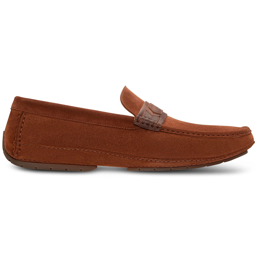 Moreschi 044070B-MM Suede Driving Loafers Brown Image