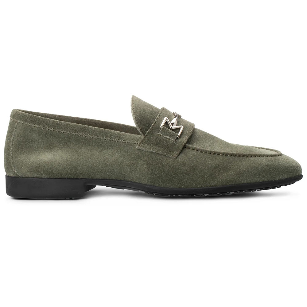 Moreschi 144385C Suede Loafers Green Image