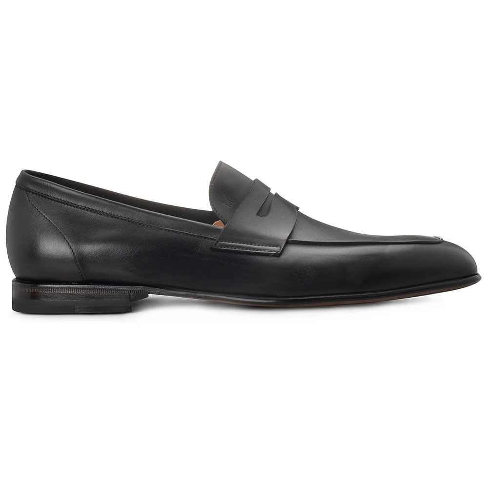Moreschi 2001000 Leather Loafers Black Image