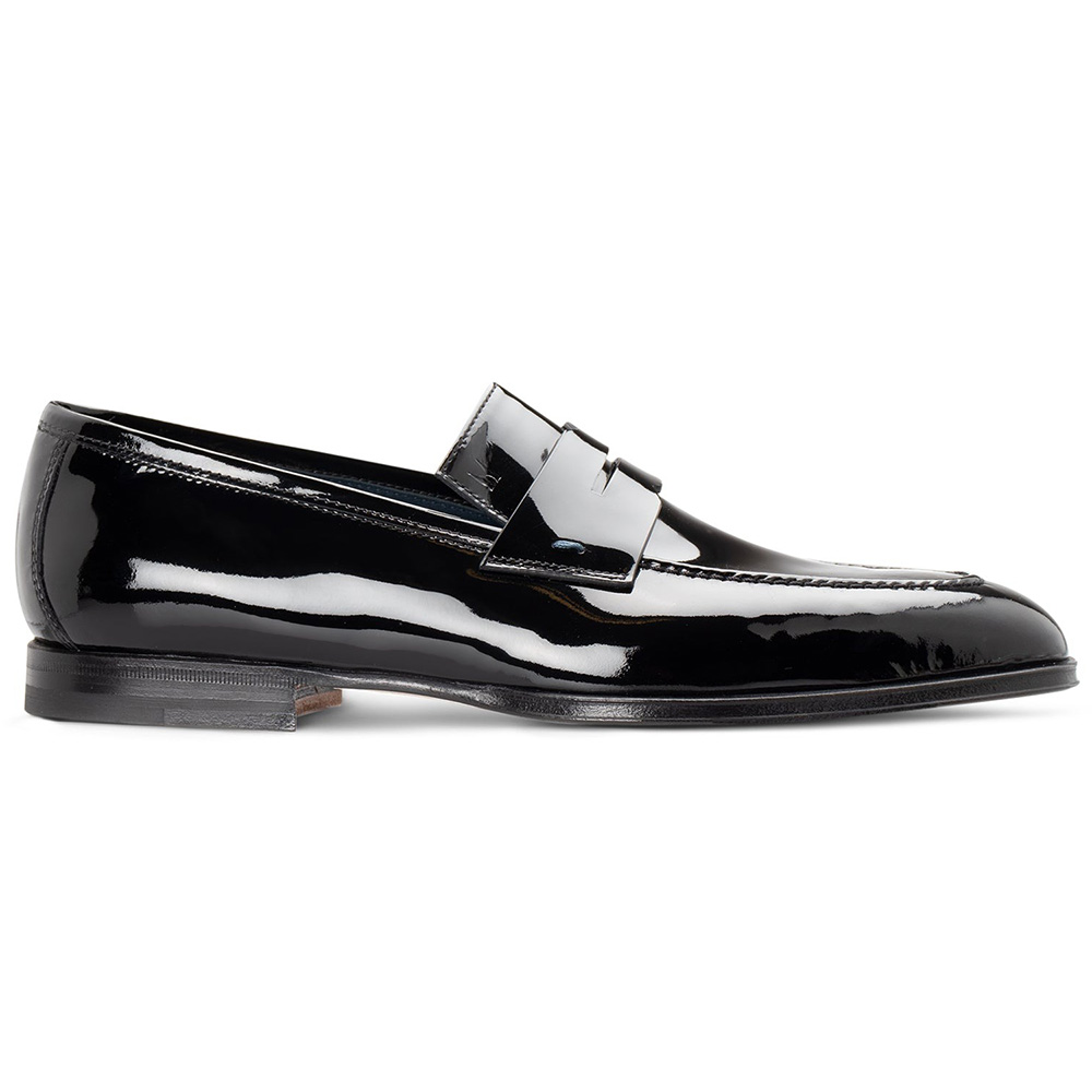Moreschi 302532C Patent Leather Loafers Blue Image