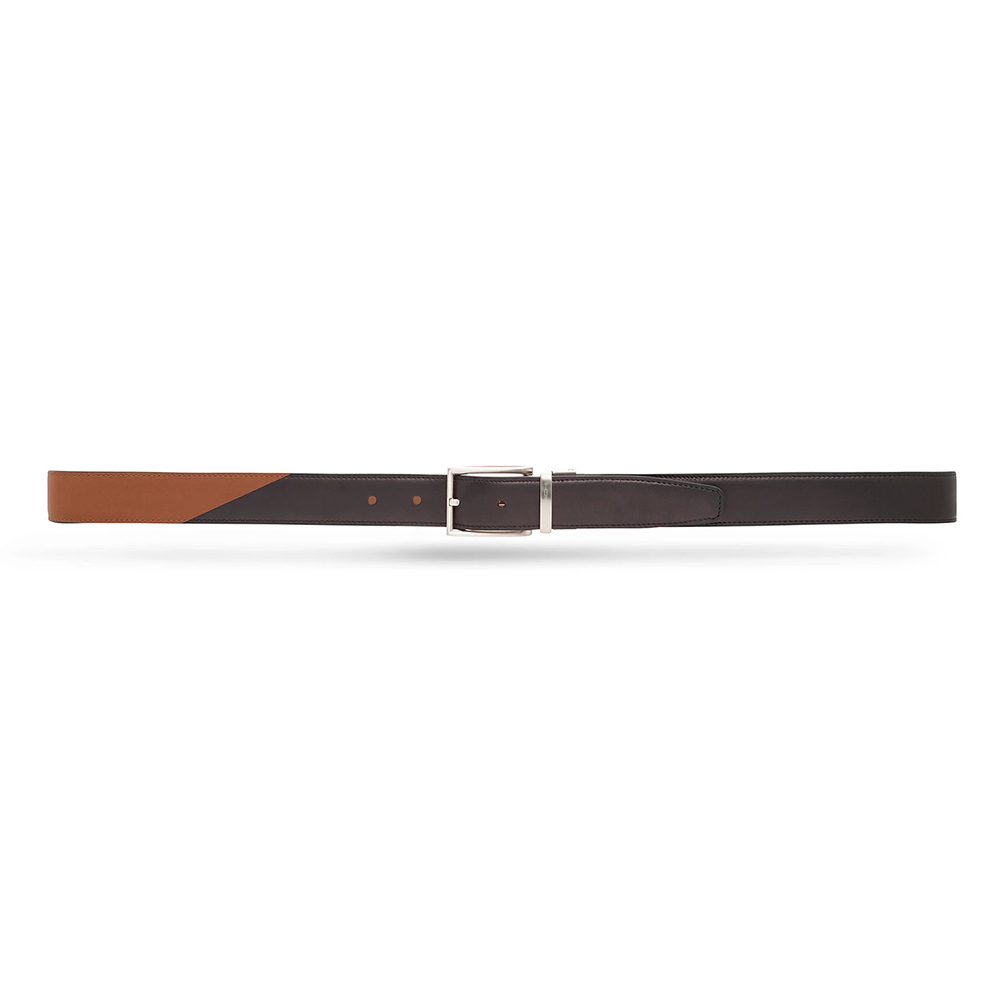 Moreschi 307011C Calfskin Twinface Belt Black / Brown Image
