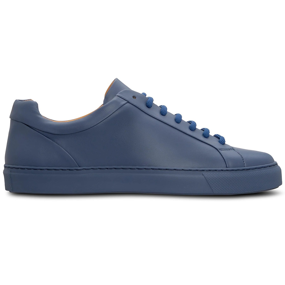 Moreschi 44096-BS Leather Sneakers Blue Image