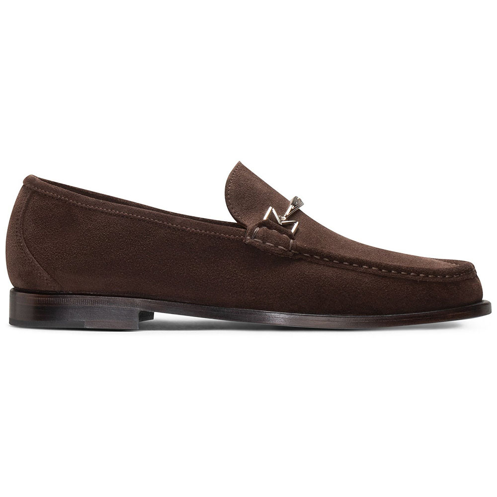 Moreschi Brown Suede Loafers (144412C) Image