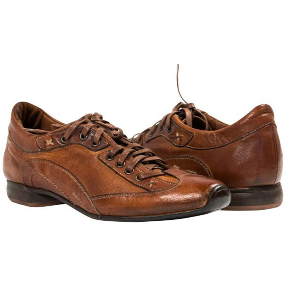 Paolo Shoes Radley Leather Oxfords Brown Image