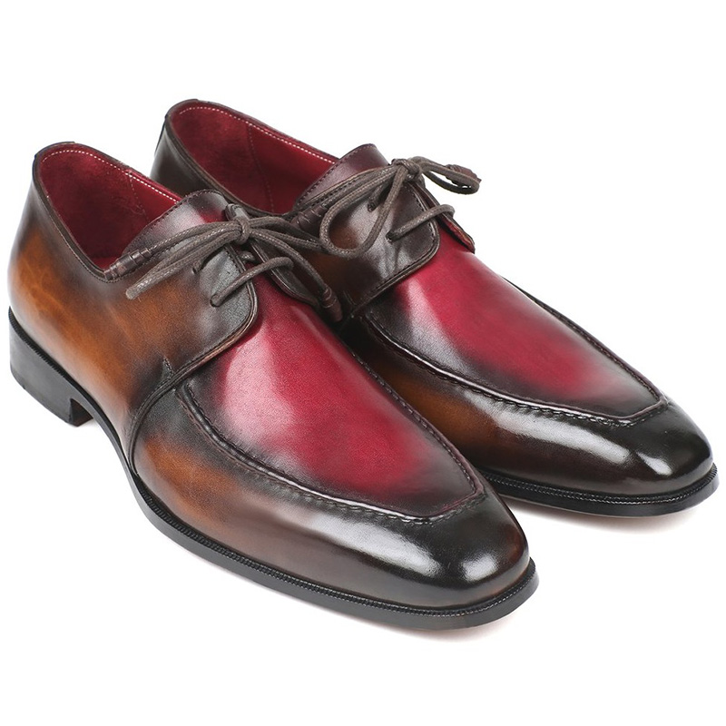 Paul Parkman Calfskin Shoes Brown & Bordeaux Image