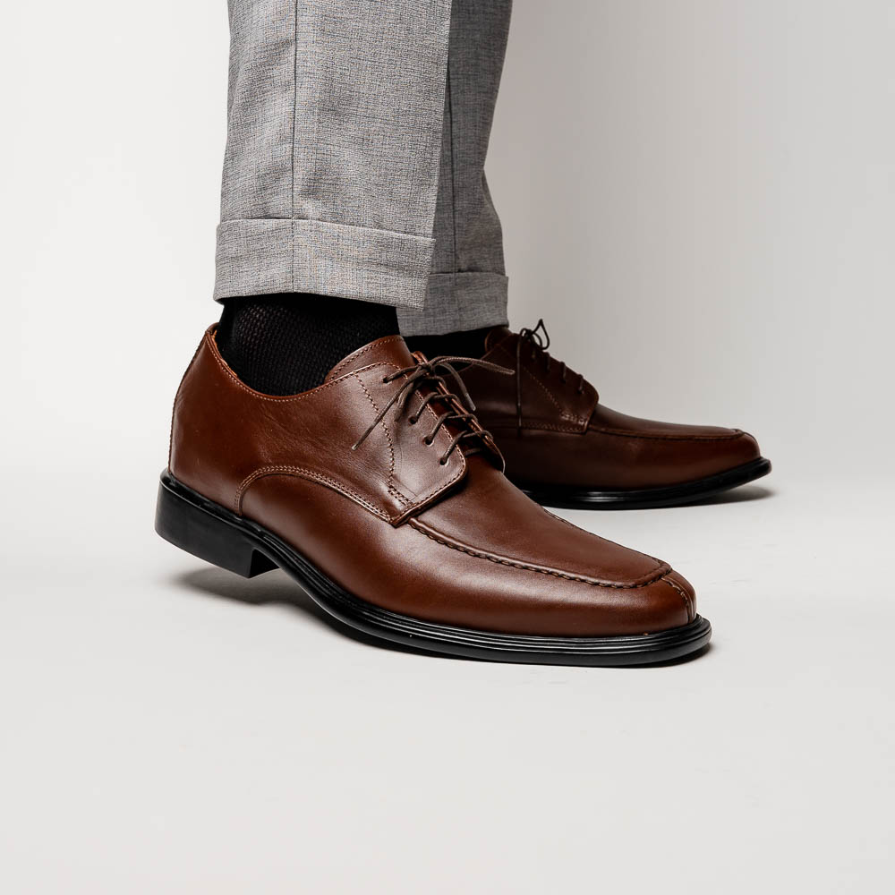 Neil M President Split Toe Shoes Cognac | MensDesignerShoe.com