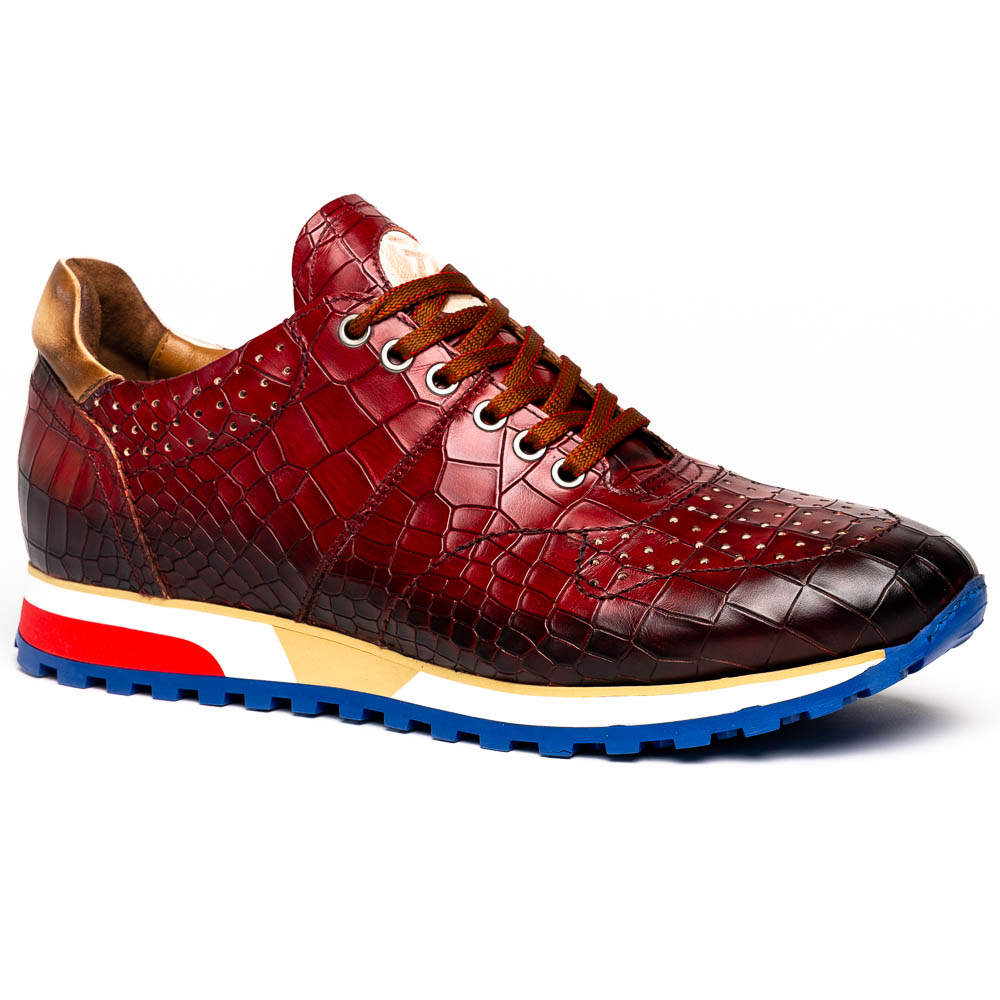 Zelli Rocco Sneakers Red | MensDesignerShoe.com