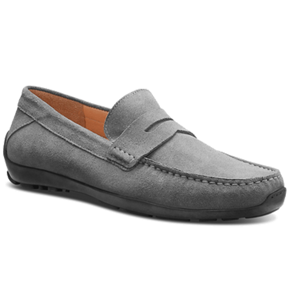 Samuel Hubbard Free Spirit for Him Suede Drivers Gray Image