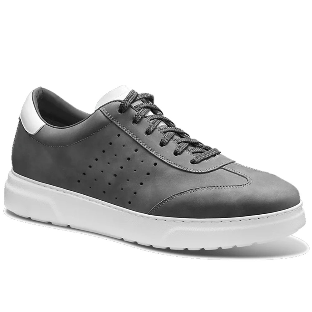 Samuel Hubbard Tiburon Luxe Leather Sneakers Pebble Gray Image