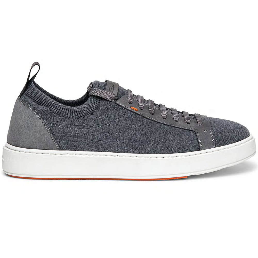 Santoni Daftest HODG62 Nubuck Sneakers Gray Image
