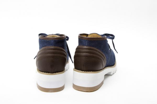 Shane & Shawn RL Rizzo Denim Boots Blue | MensDesignerShoe.com