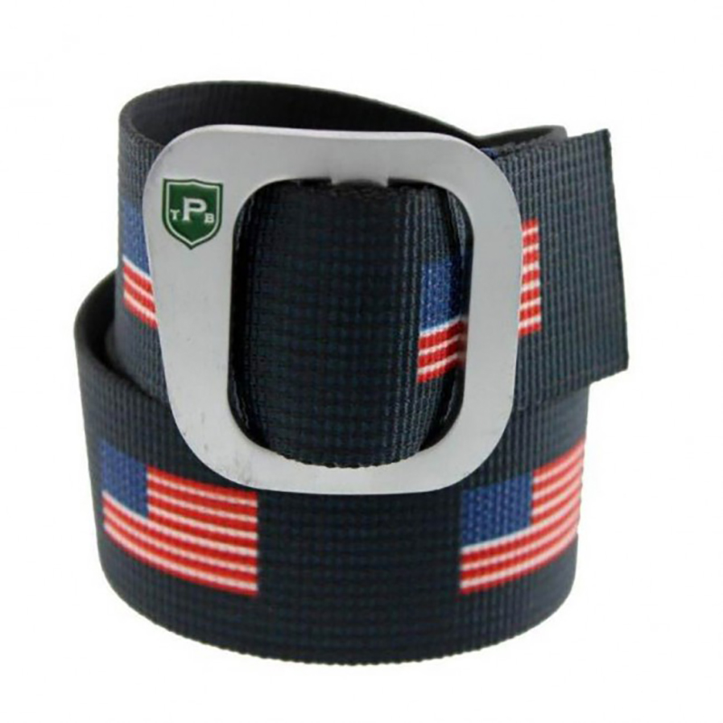 TB Phelps Brunswick Aluminum Slide Belt American Flag Image