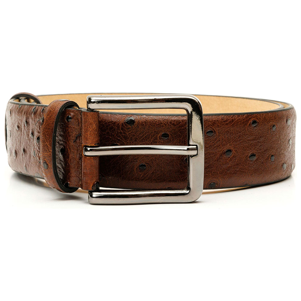 Vinci Leather The Dallas Brown Calfskin Belt Image