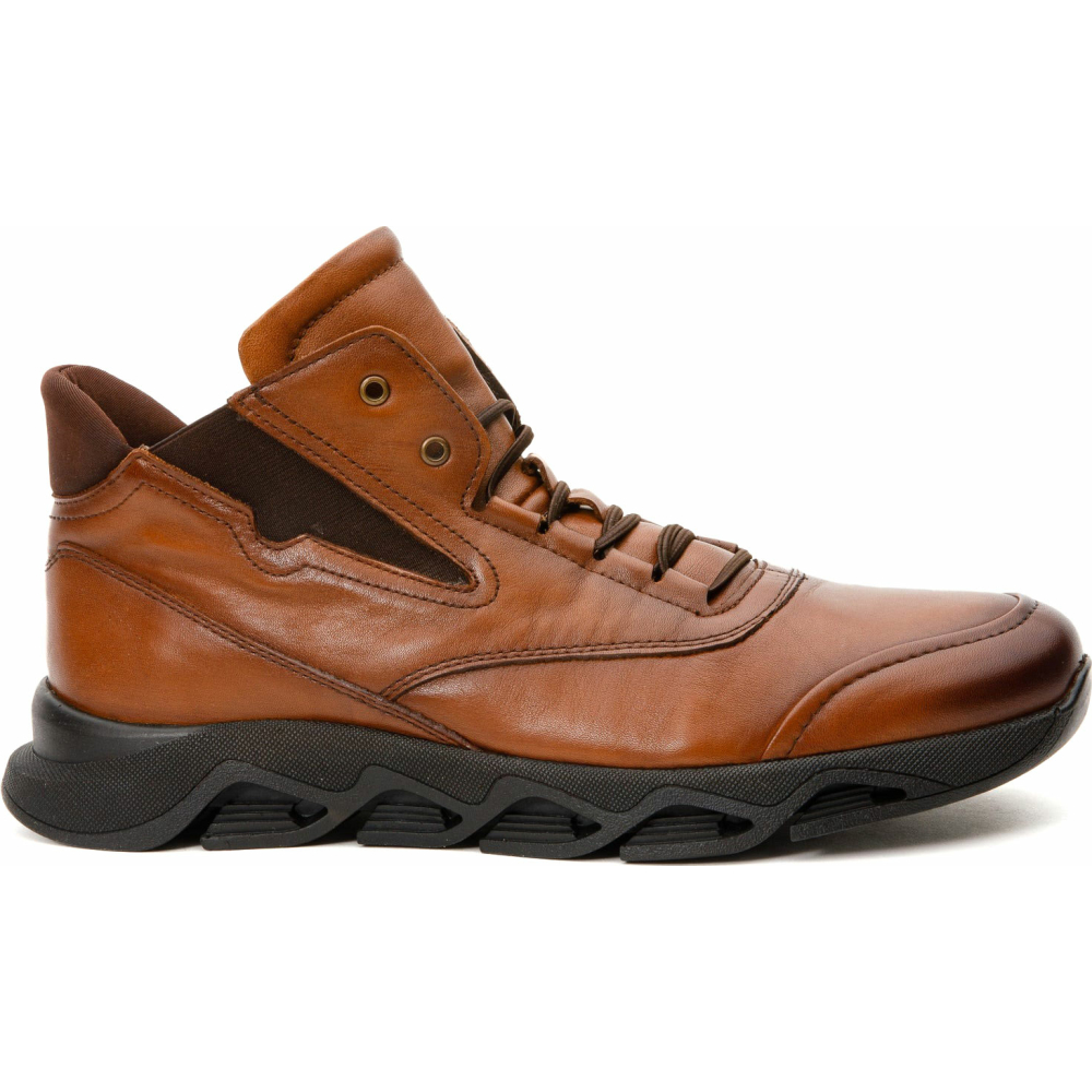 Vinci Leather The Montana Brown Leather Casual Boot (12330) Image
