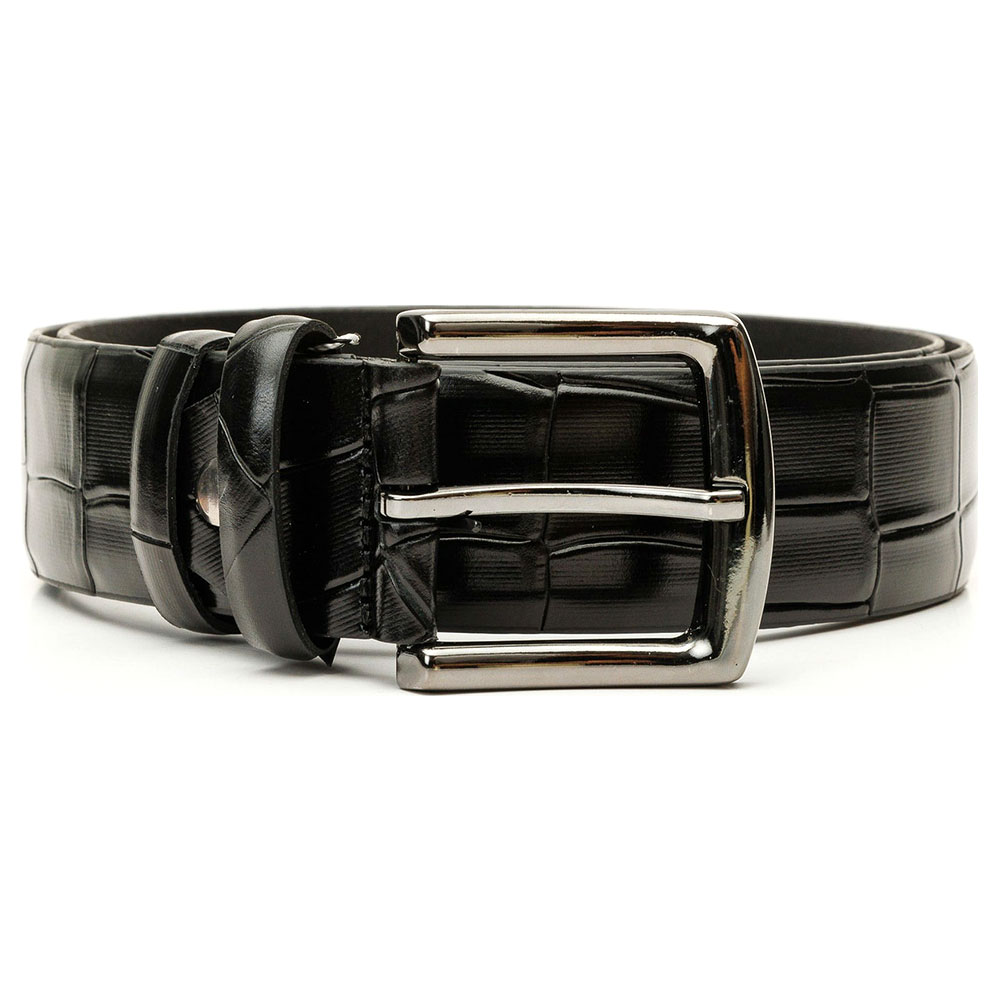 Vinci Leather The Patton Black Color Calfskin Belt Image