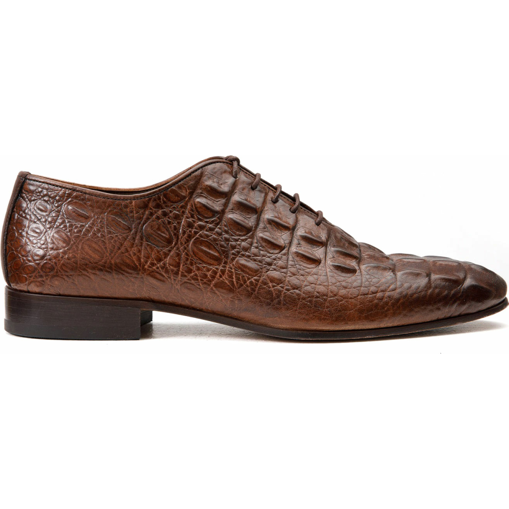 Vinci Leather The Randor Brown Leather Oxford Shoe (D-913) Image