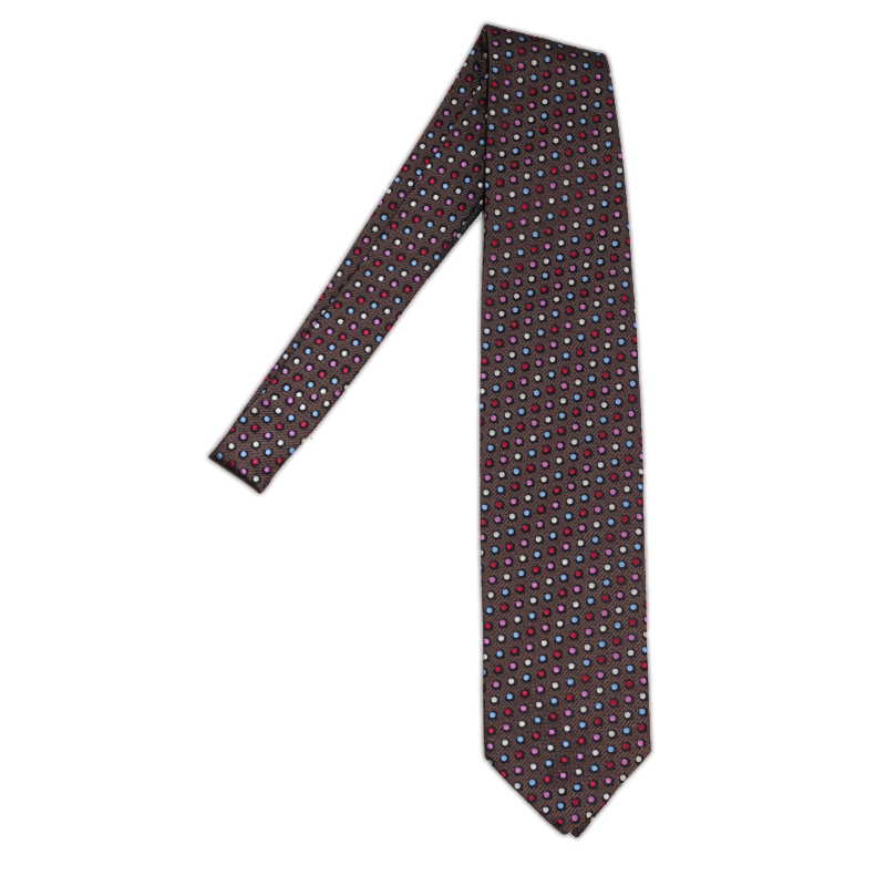 Volare Collection Silk Dotted Tie Image