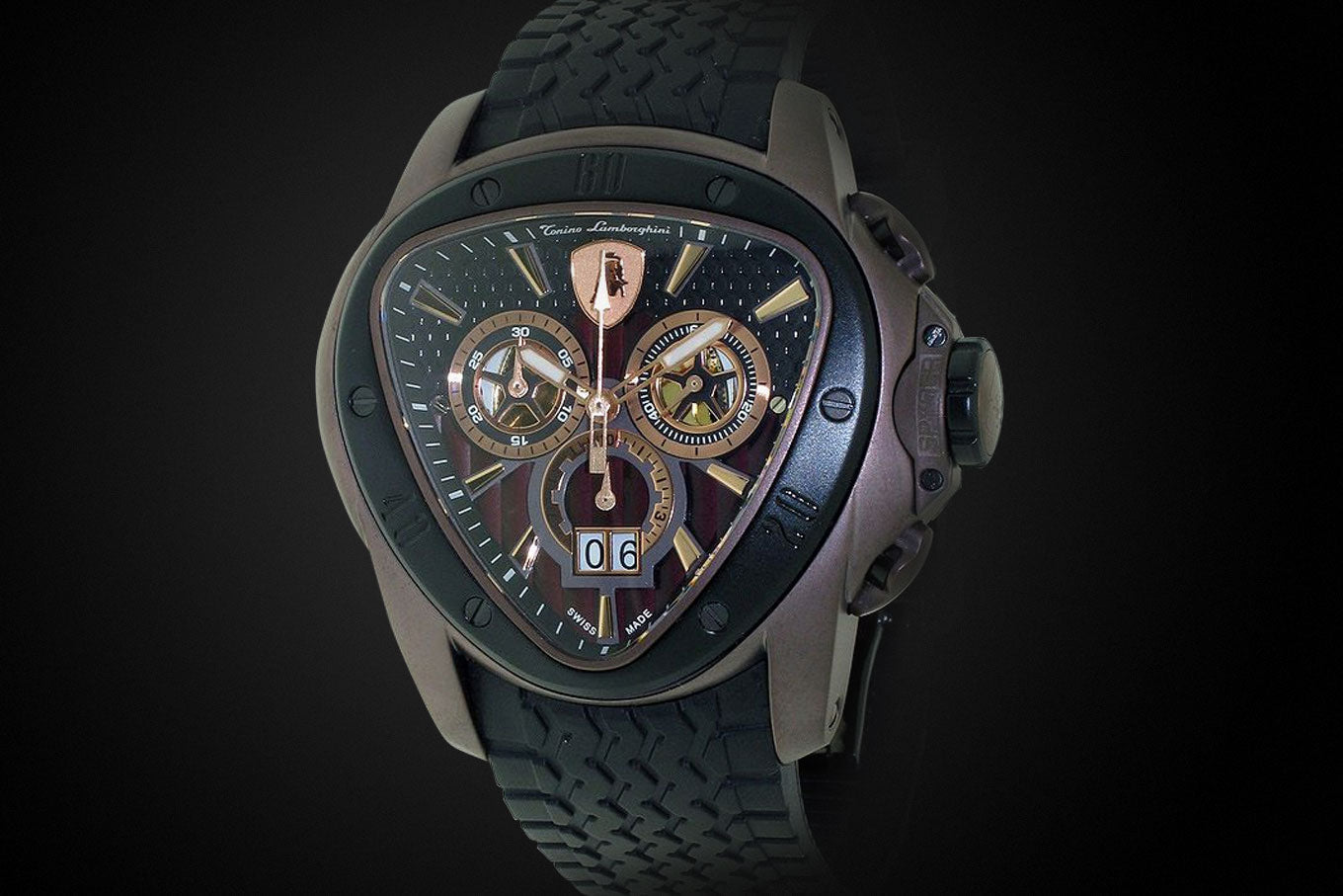 Tonino Lamborghini Spyder 3007 Stainless Chronographic Watch