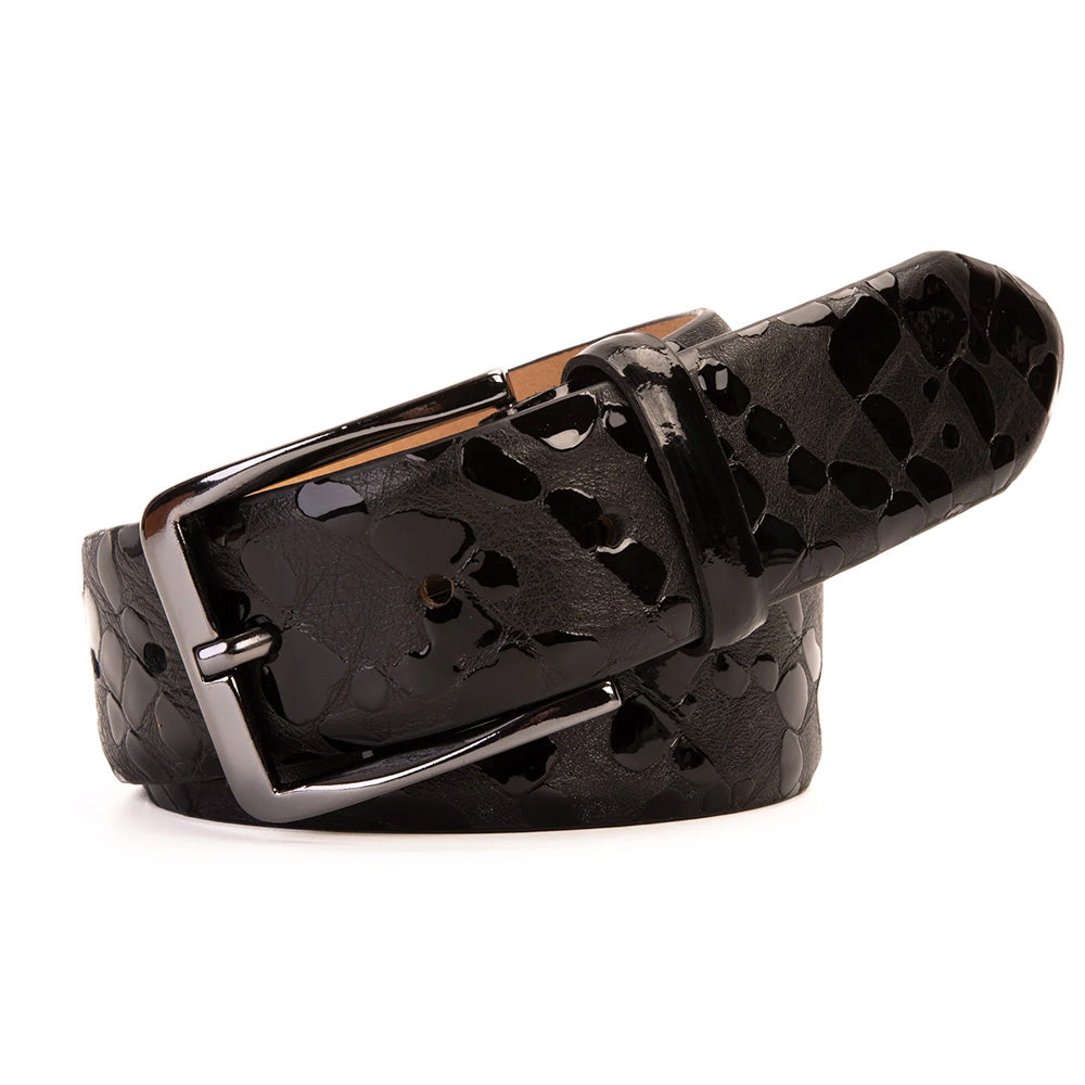 Vinci Leather The Arnold Black Leather Belt