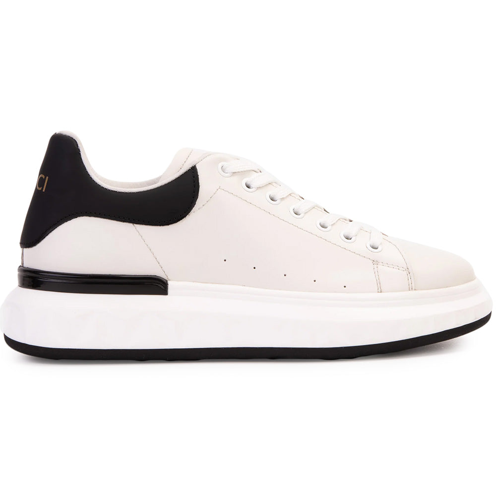 Vinci Leather The Linq Leather Sneaker White