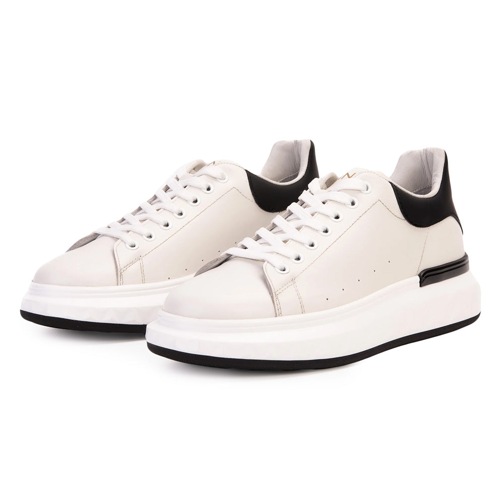 Vinci Leather The Linq Leather Sneaker White