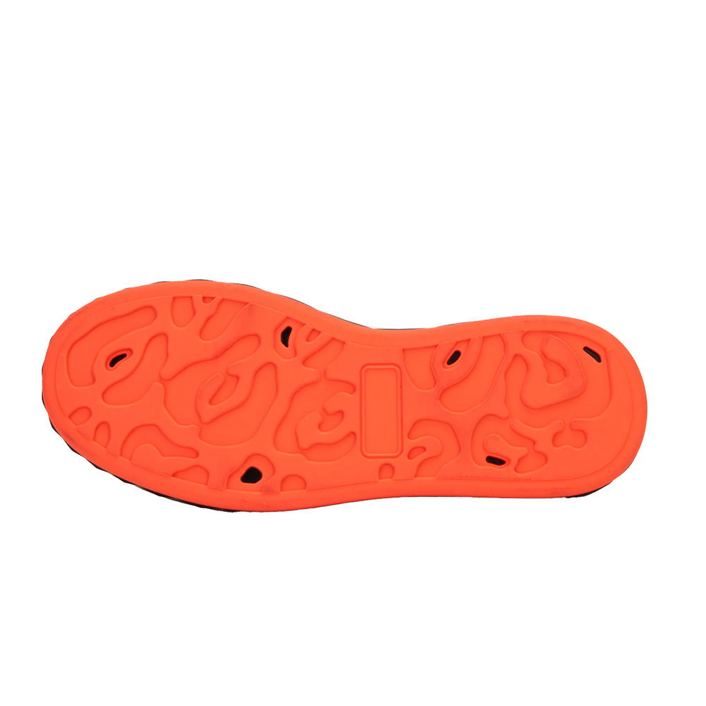 Vinci Leather The Linq Leather Sneaker Black / Orange
