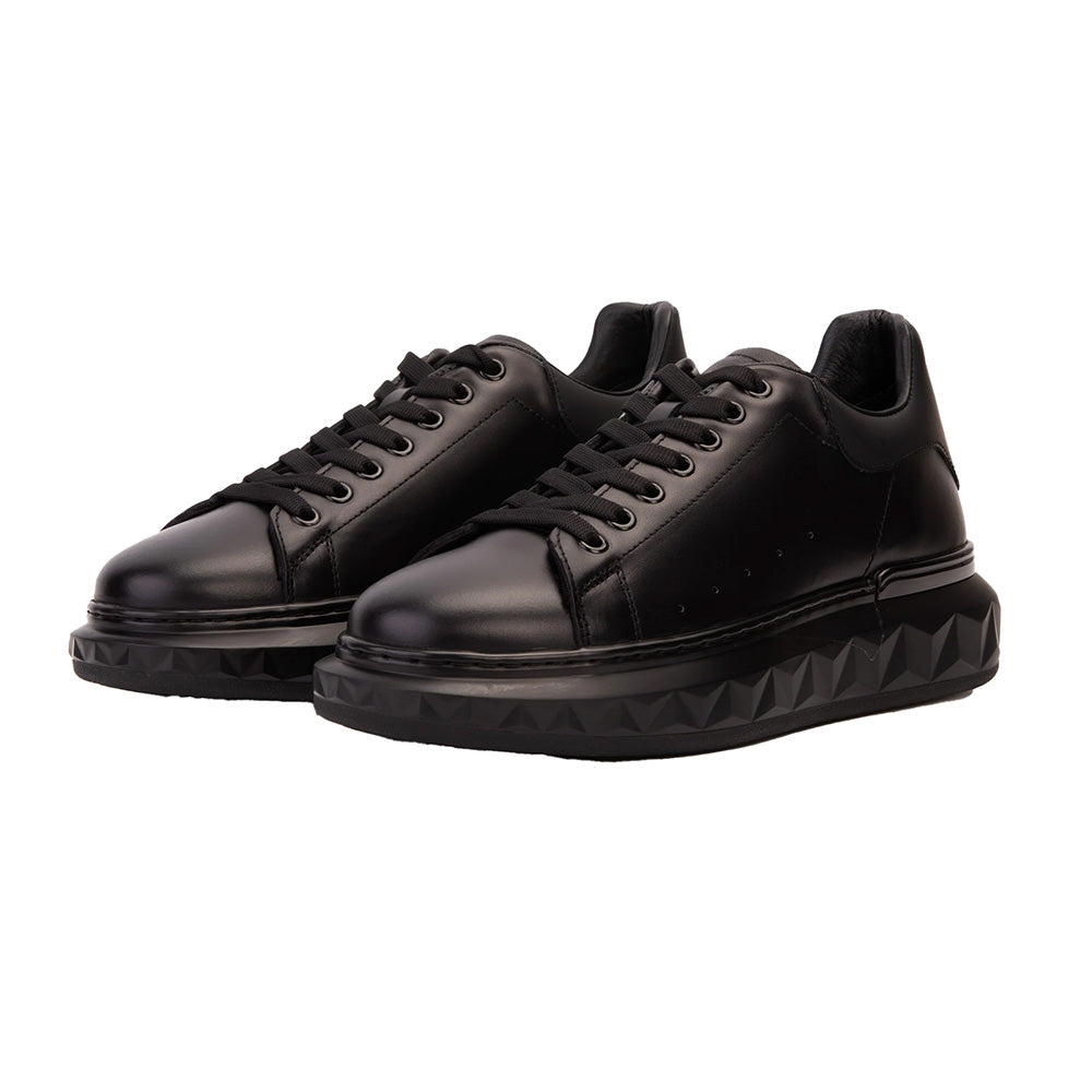 Vinci Leather The Linq Leather Sneaker Black