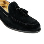 View product image 3: Calzoleria Toscana Bormio-S Suede Tassel Loafers Black