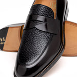 Moreschi 43883 Bimaterial Slip-on Loafers Dark Brown