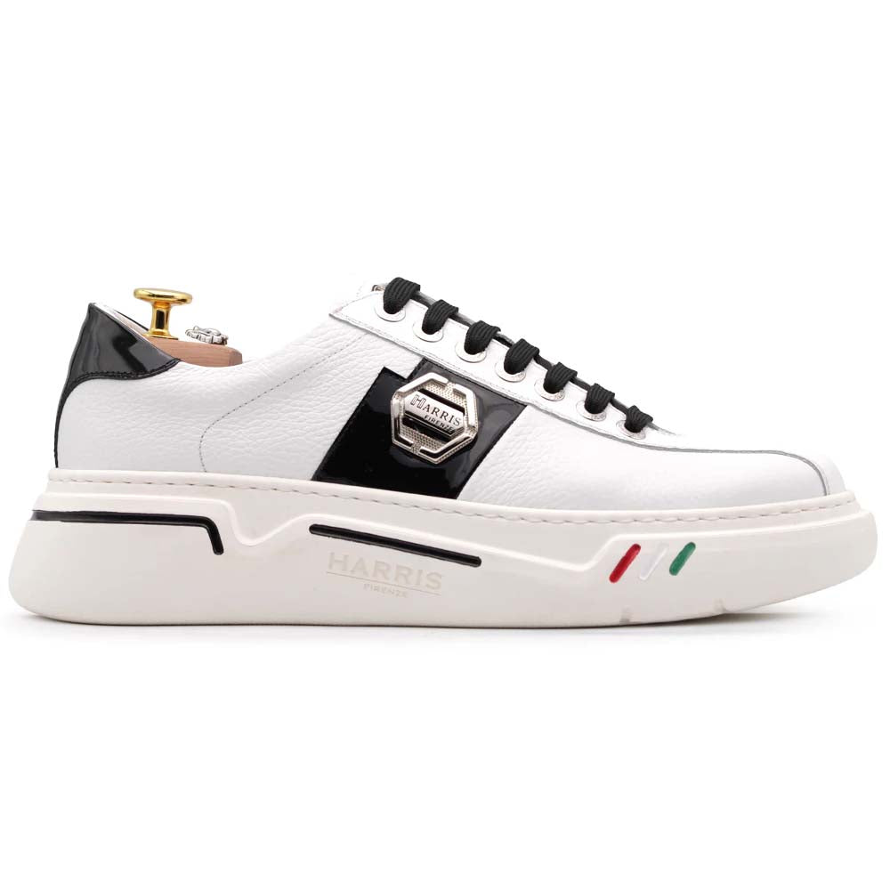Harris Firenze 1913 Leather Sneakers White / Black