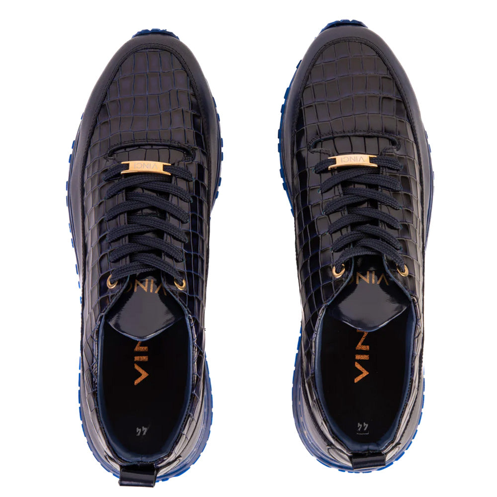 Vinci Leather The Marseille Leather Sneaker Navy