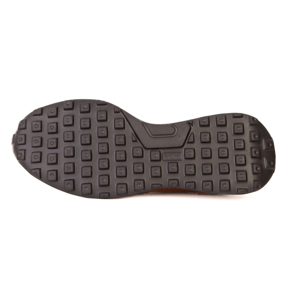 Vinci Leather Knitted Sneaker Tan