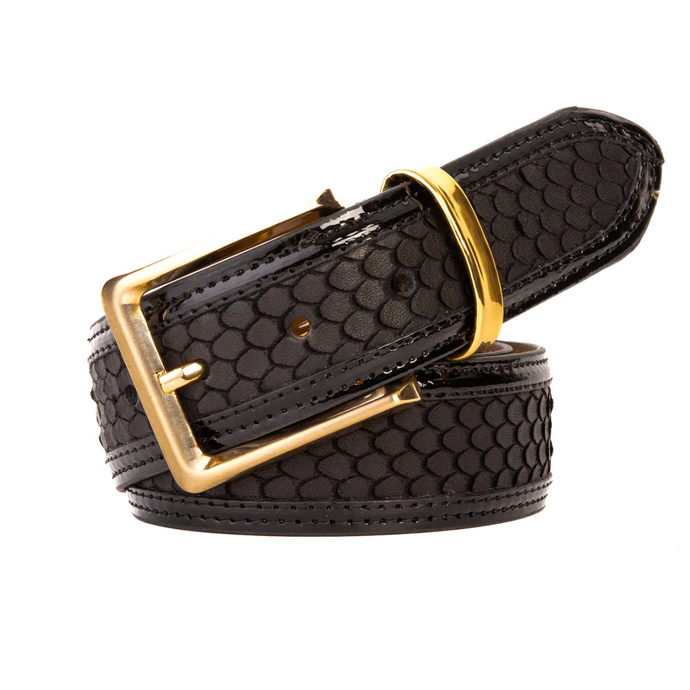 Vinci Leather The Imperial Leather Belt Black