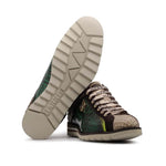Harris Firenze 1913 Coconut / Python Leather Sneaker Green
