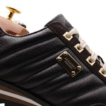 Harris Firenze 1913 Hand Painted Leather Sneakers Brown