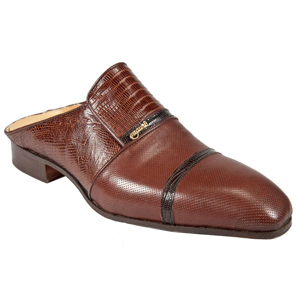 Mauri Art 3243 Teju Lizard & Calfskin Mule Gold (Special Order)